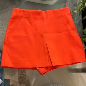 Zara Bright red Mini Skort